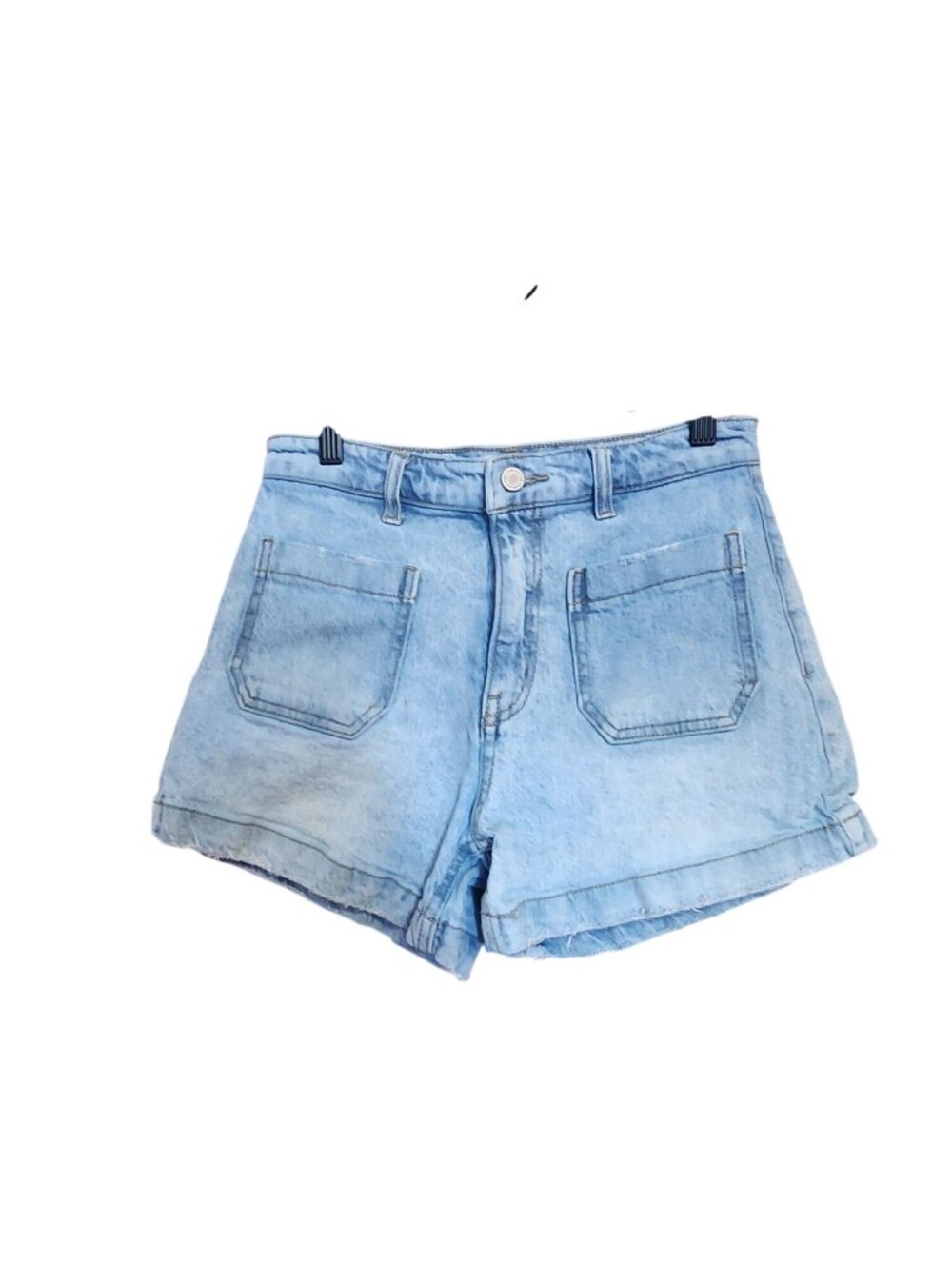 Kancan High Rise Trouser Denim Jean Shorts Womens Size Med